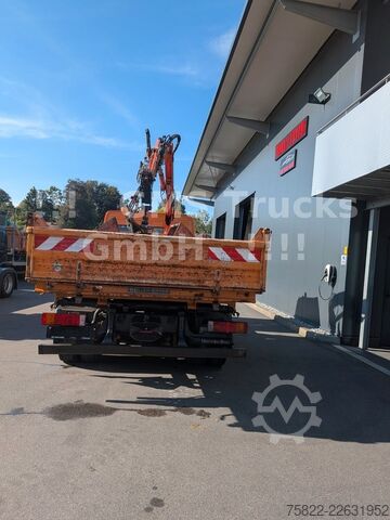 Kiper kamion MERCEDES-BENZ Atego 1218 / Kipper+Kran / load 5,2ton / E3