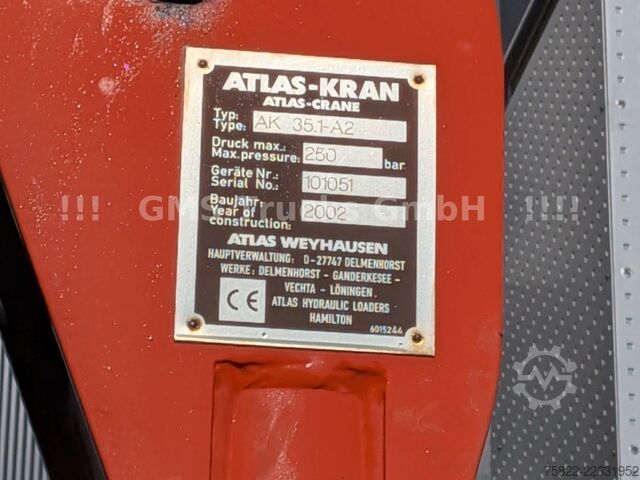 Kiper kamion MERCEDES-BENZ Atego 1218 / Kipper+Kran / load 5,2ton / E3