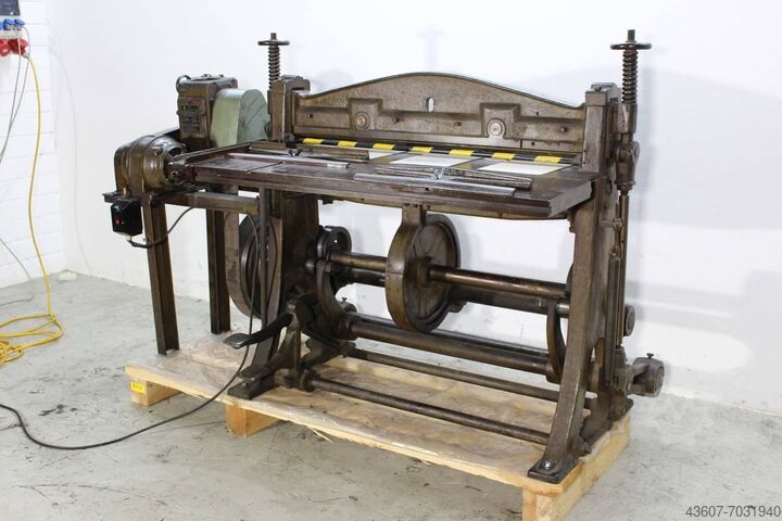 Máquina de vincar para caixas de cartão Krause SR 110