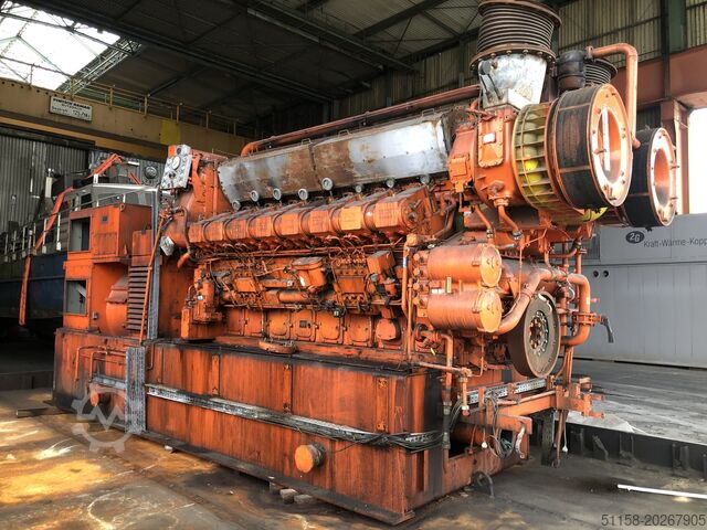 Grupo gerador de emergência, grupo gerador a diesel, gerador Deutz-MWM BV16M628