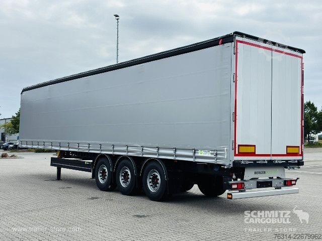 Open oplegger met zeil Berger Curtainsider Coil