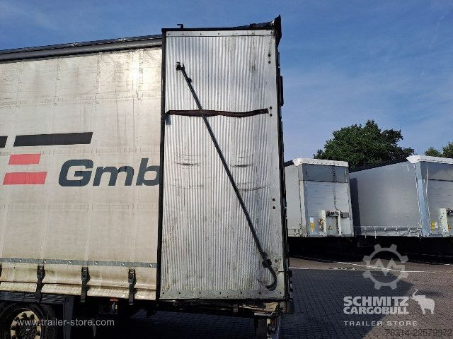 Open oplegger met zeil Schmitz Cargobull Curtainsider Mega Getränke