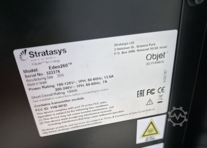 Imprimantă 3D Stratasys Objet Eden 260VS