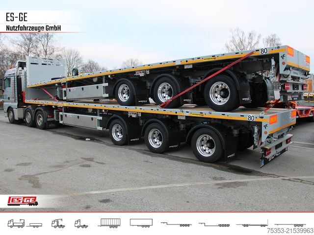 Arbetsplattform semitrailer FAYMONVILLE Telemax Sattelauflieger - hydr. gelenkt