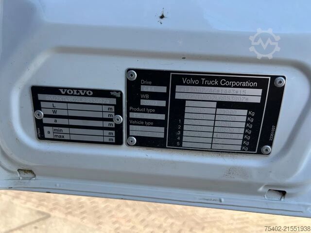 System för krokarm Volvo FMX 420 / 6x4 / Hookarm 20T / Steel Spring / Eu...