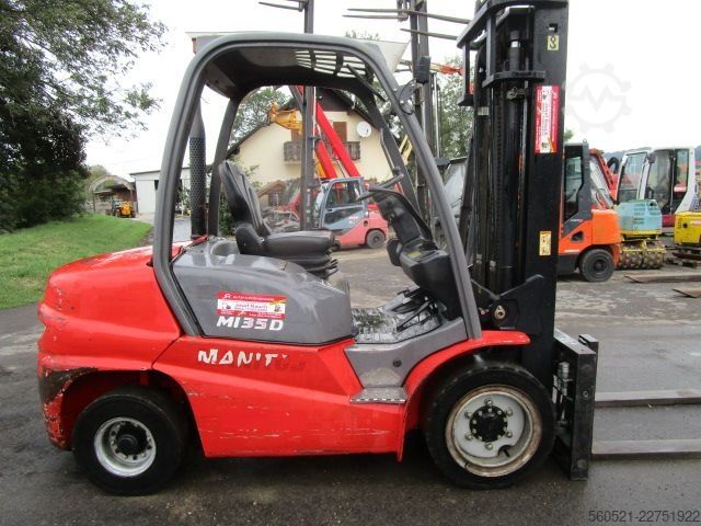 Diesel vorkheftruck Manitou MI35D ZINKENVERSTELLER + Seitenschieber + Duplex-F