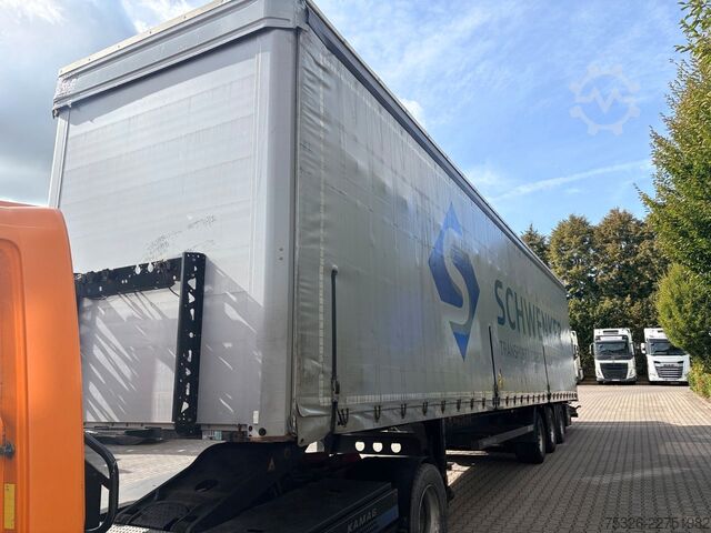 Öppen semitrailer med kapell KÖGEL Mega Light Plus Lift 2x Fast Slider, SAF
