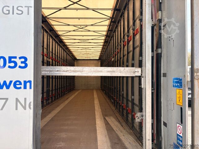 Öppen semitrailer med kapell KÖGEL Mega Light Plus Lift 2x Fast Slider, SAF