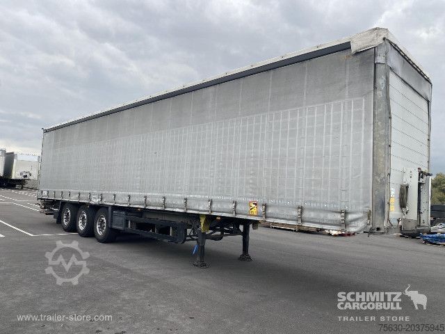 Semi-reboque aberto com lona Schmitz Cargobull Semitrailer Curtainsider Standard Hayon